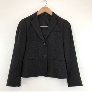 Theory Wool Tweed Blazer Jacket 4